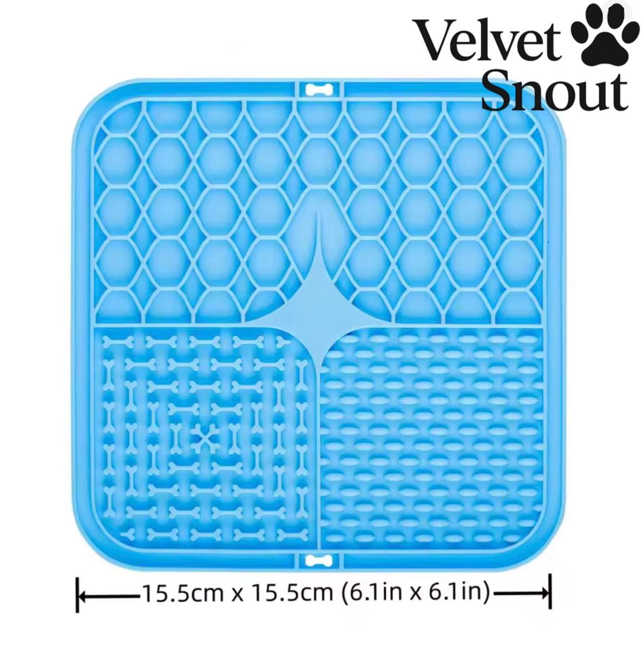 VelvetSnout™ Premium Pet Lick Mat – Slow Feeder & Anxiety Relief Pad