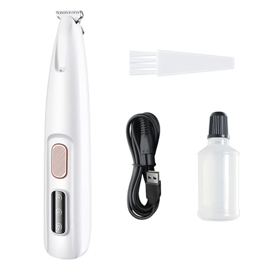 VelvetSnout™ Rechargeable Pet Paw Trimmer with LED Light