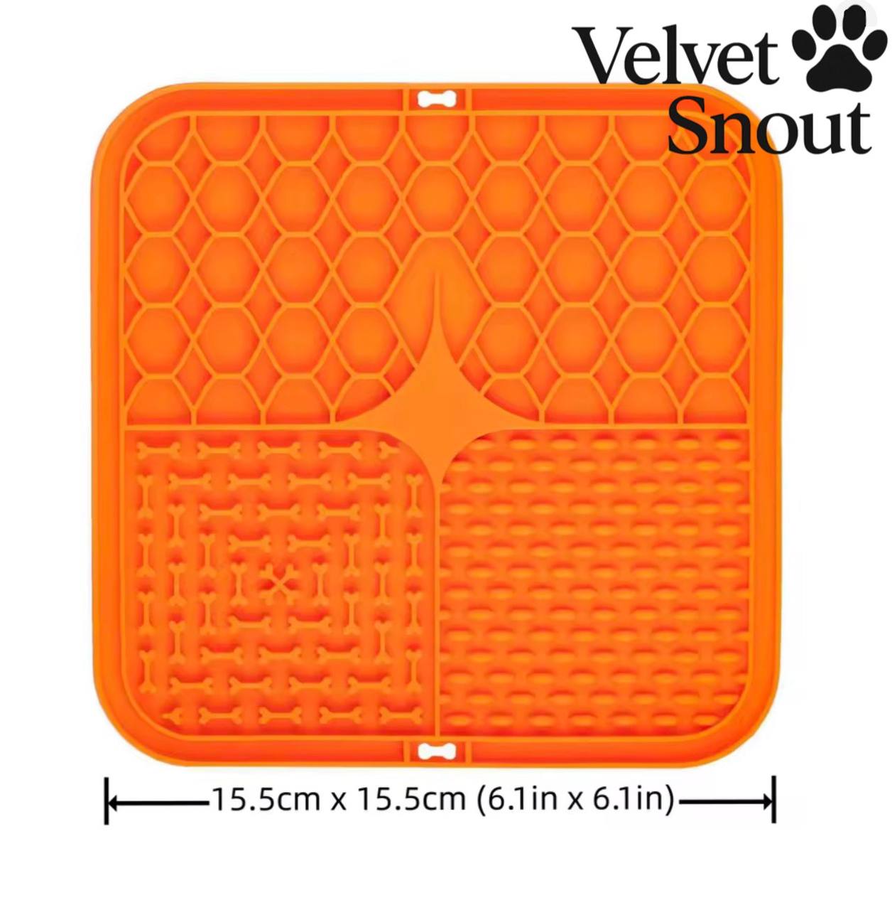 VelvetSnout™ Premium Pet Lick Mat – Slow Feeder & Anxiety Relief Pad