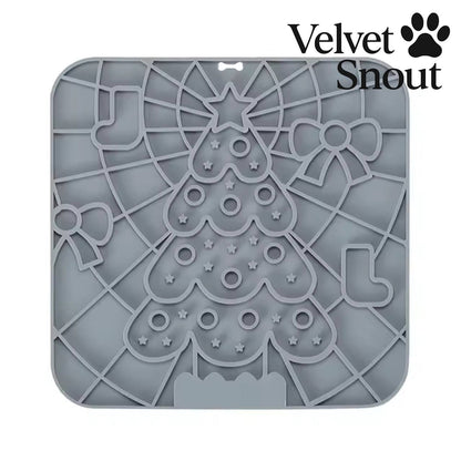 VelvetSnout™ Premium Pet Lick Mat – Slow Feeder & Anxiety Relief Pad