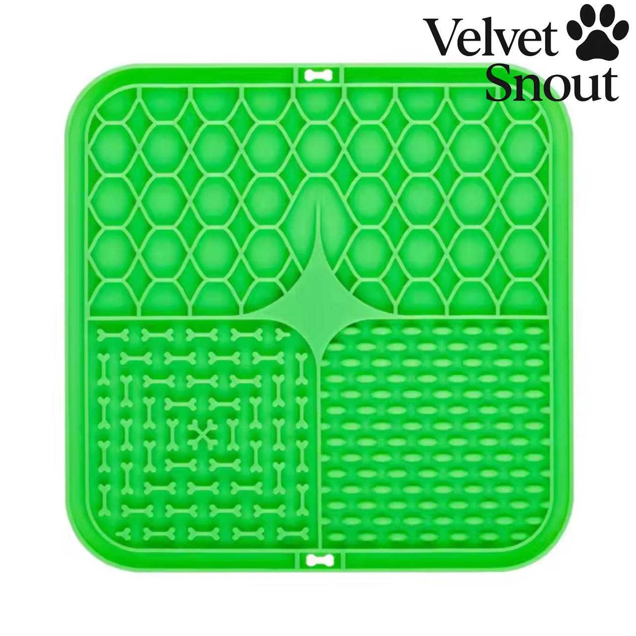 VelvetSnout™ Premium Pet Lick Mat – Slow Feeder & Anxiety Relief Pad