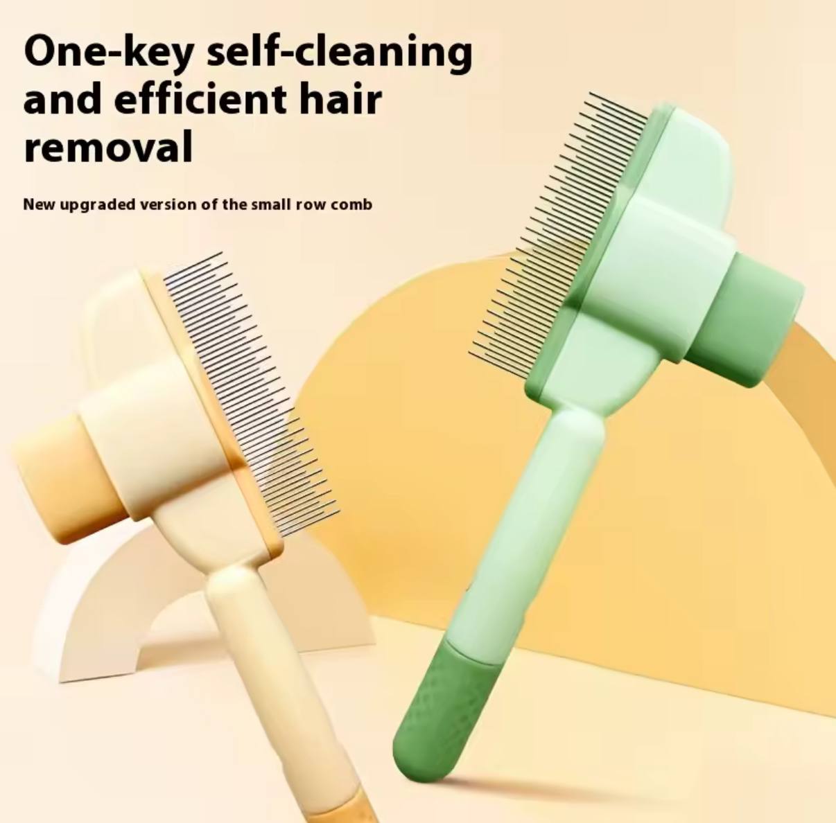 VelvetSnout™ Self-Cleaning Grooming Brush