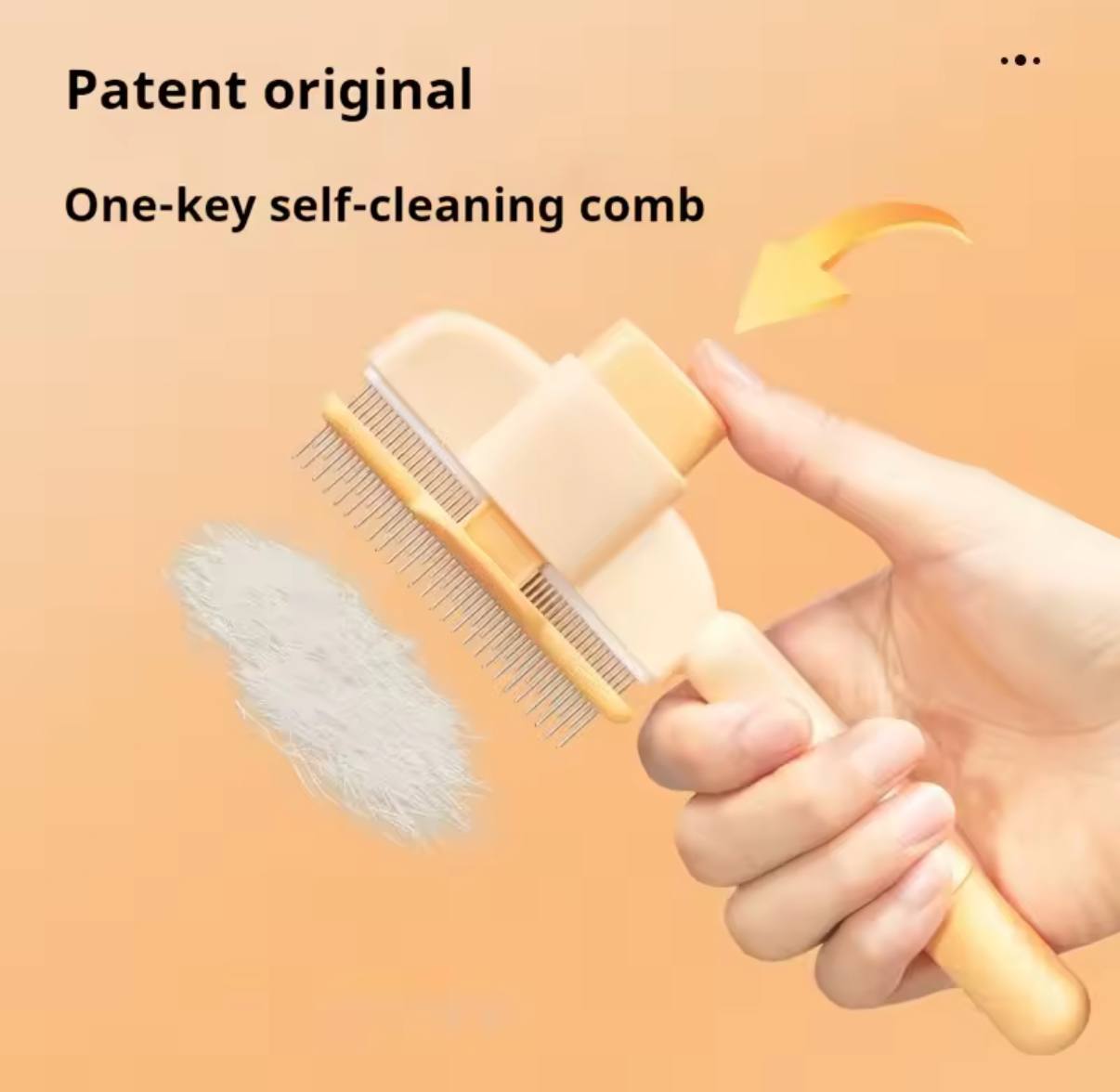 VelvetSnout™ Self-Cleaning Grooming Brush